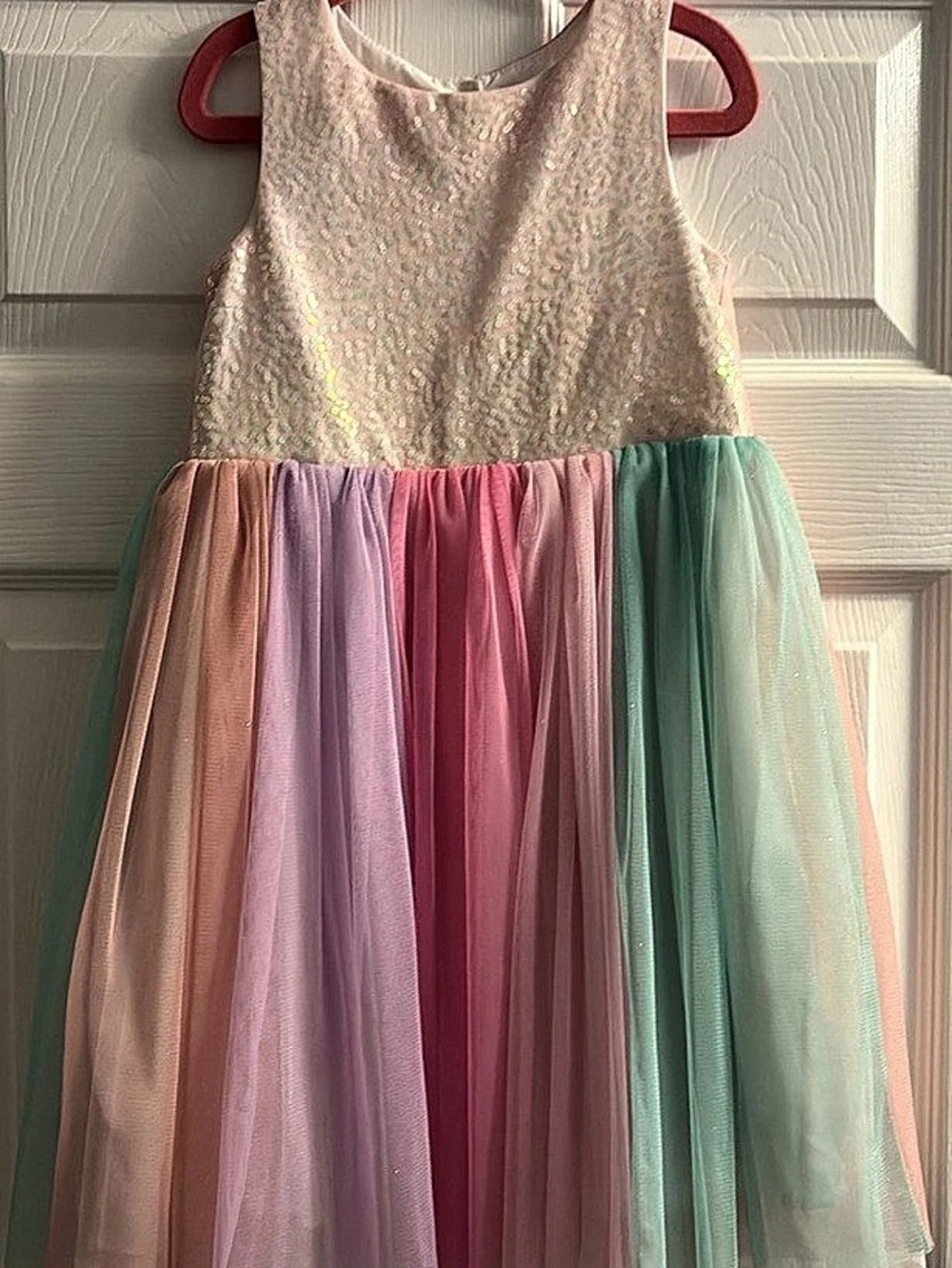 Girls' Pastel Tulle Party Dress